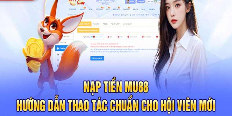 Cách nạp tiền vào tài khoản