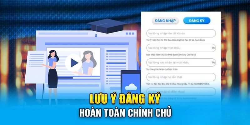 Lưu ý đăng ký