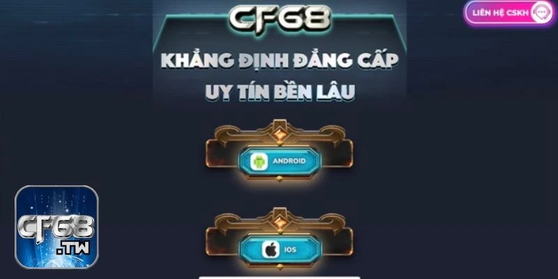 Tải app CF68 iOS về điện thoại