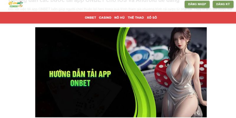 Chi tiết từng bước tải app nhà cái chất lượng Onbet