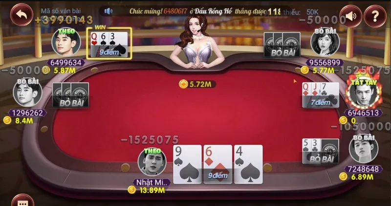Luật chơi Liêng có nhiều điểm tương đồng với poker