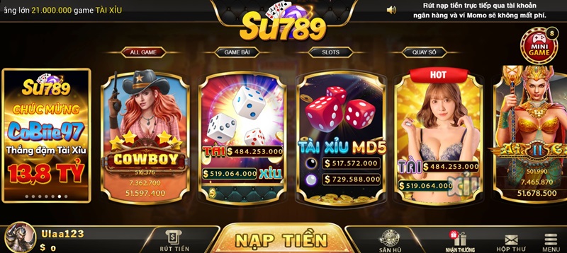 Tổng quan về cổng game SU789