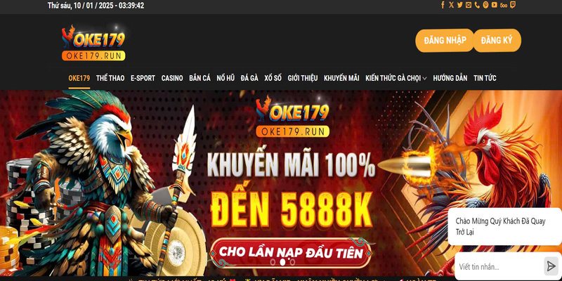Thiết lập tên, mật khẩu vào OK179 tuyệt vời