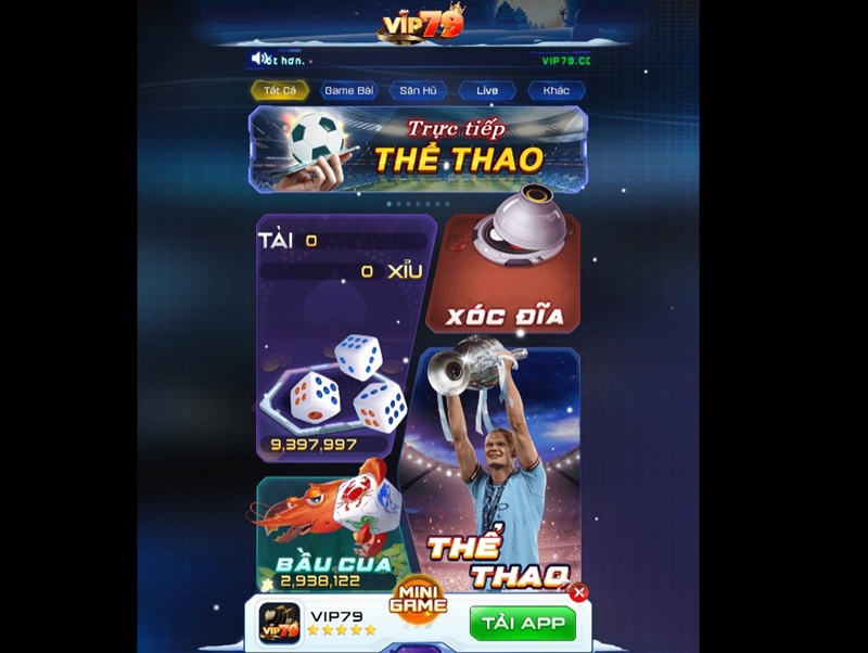 VIP79 - Cổng game bài vượt thời đại
