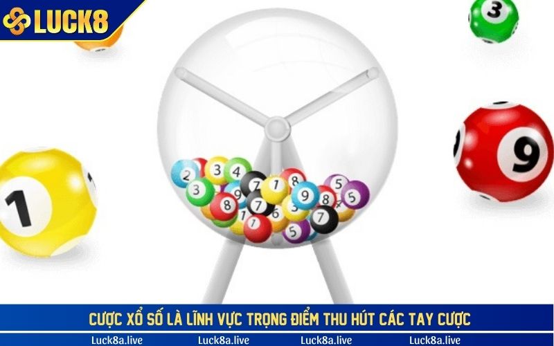 Cược Xổ số là lĩnh vực trọng điểm thu hút các tay cược