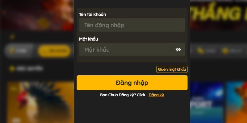Nên kiểm tra đảm bảo điều kiện thực hiện truy cập tài khoản