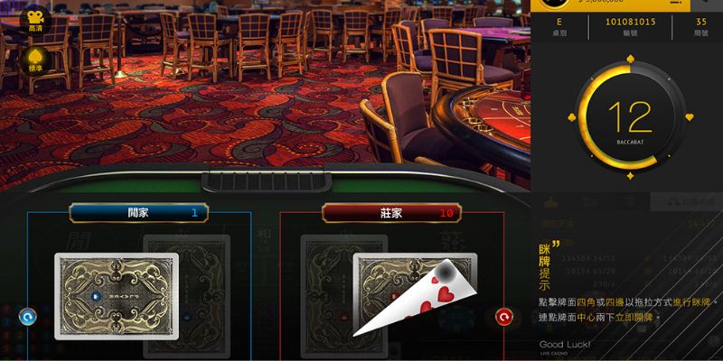 Các trò chơi đa dạng có sẵn tại Live Casino Xo88