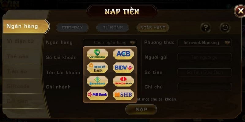 Những hình thức nạp tiền được quan tâm nhất