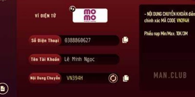 Những phương thức giao dịch phổ biến tại Manclub