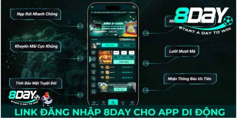 Hội viên có thể tải 8DAY app về máy rất dễ dàng.