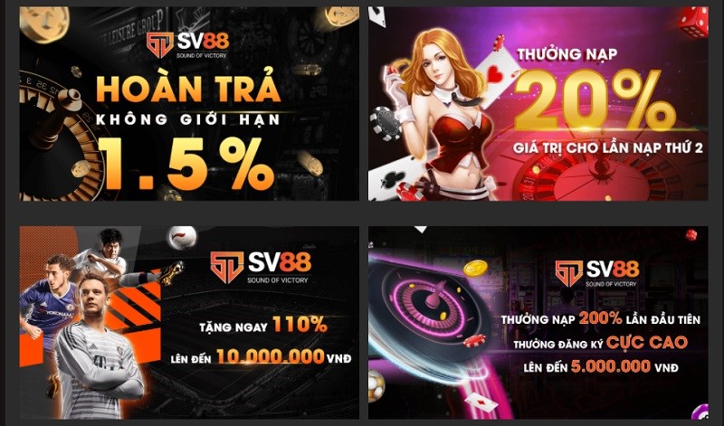 Cập nhật những khuyến mãi hot nhất tại SV88