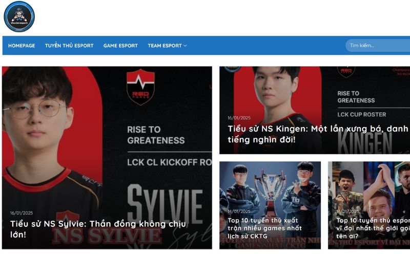 Nội dung nổi bật tại Thư Viện Esport
