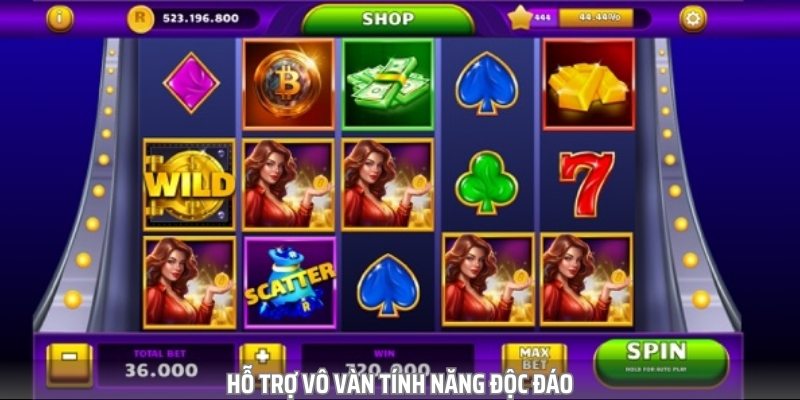 Các tính năng được cung cấp trong game vô cùng thú vị