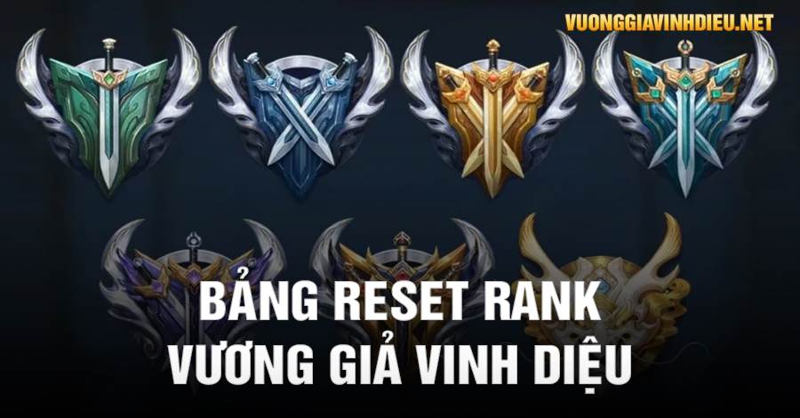 Reset Rank Vương Giả Vinh Diệu